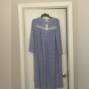 Brand new Charter Club long fleece nightgown size PL